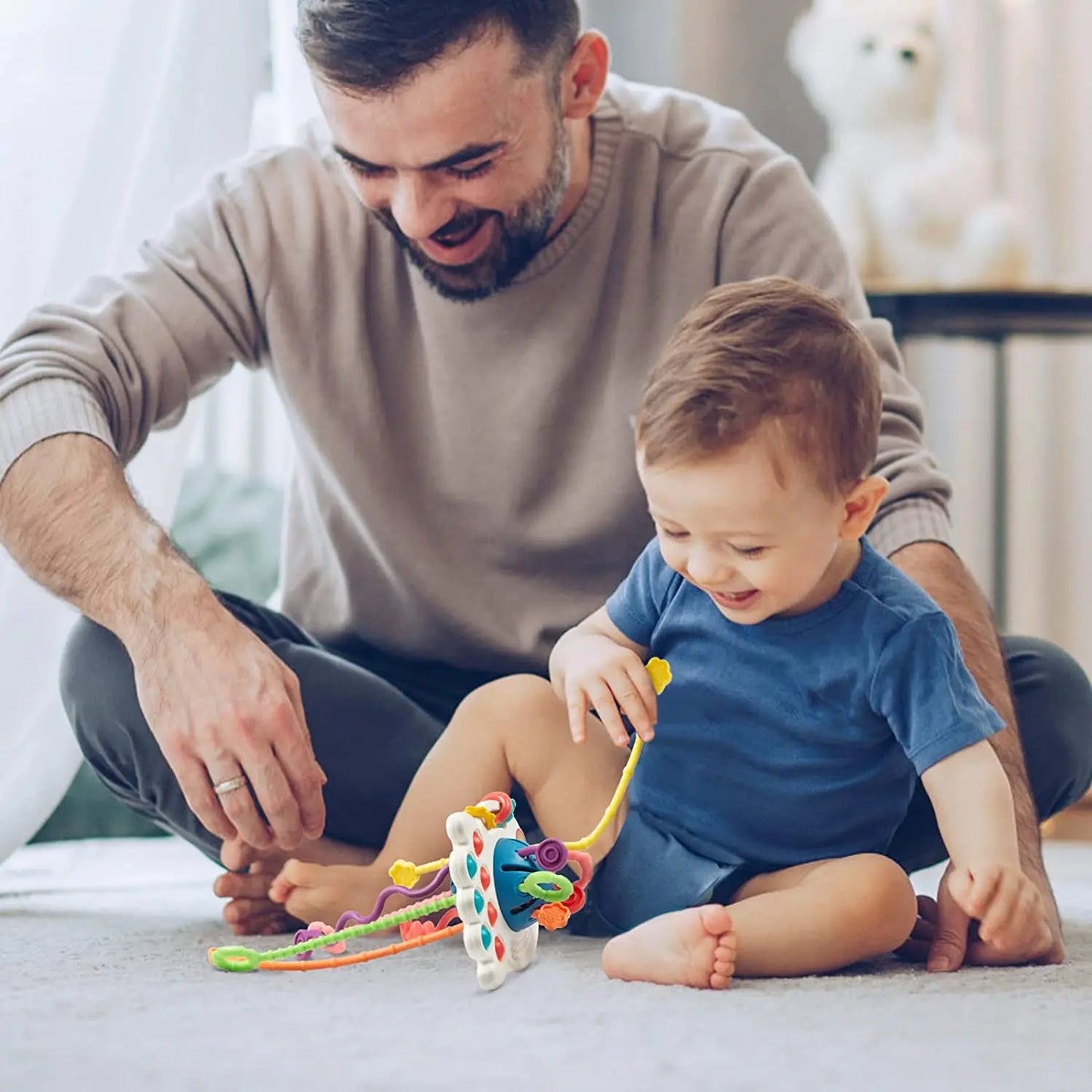 Montessori Silicone Pulling Toy