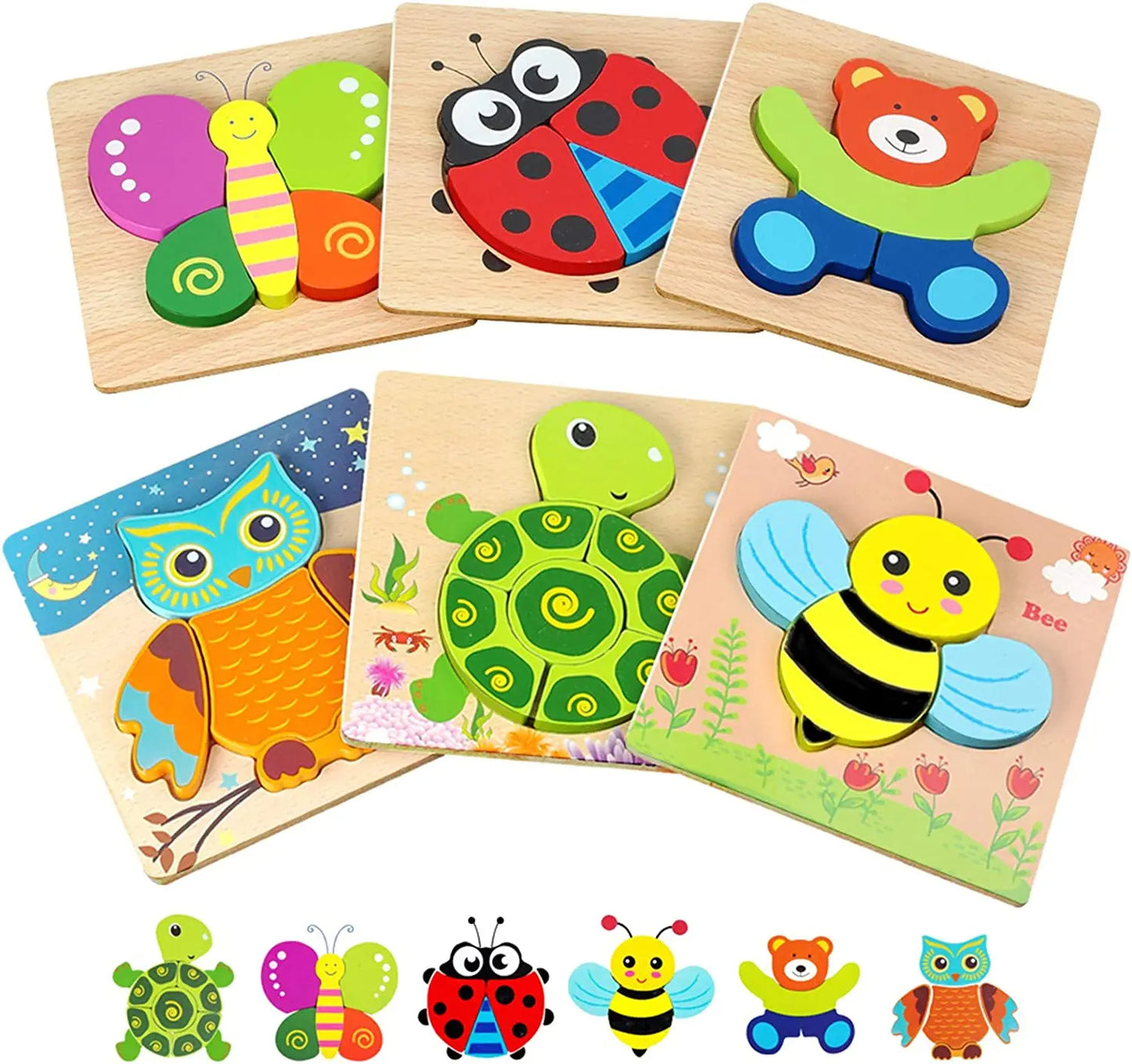 Montessori Happy Puzzles (6 Pack)