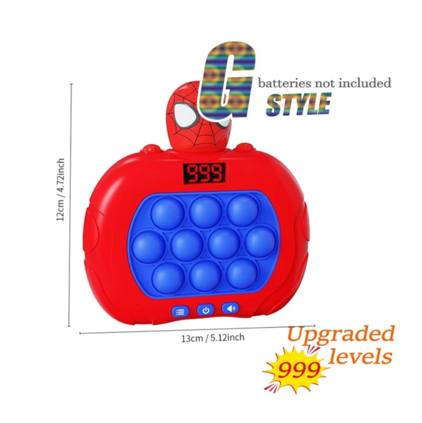 Pop Light Fidget: Quick Push Bubble Toy