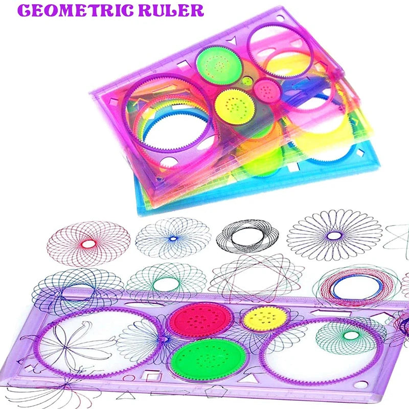 Animal Geometry Spirograph Stencil Set