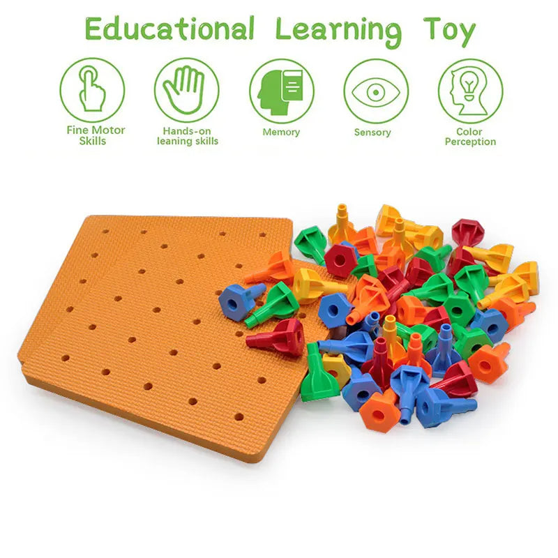 Montessori Pegboard