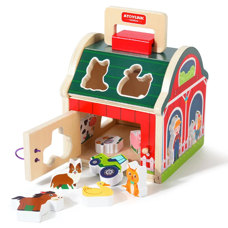 Montessori Wooden Farmhouse