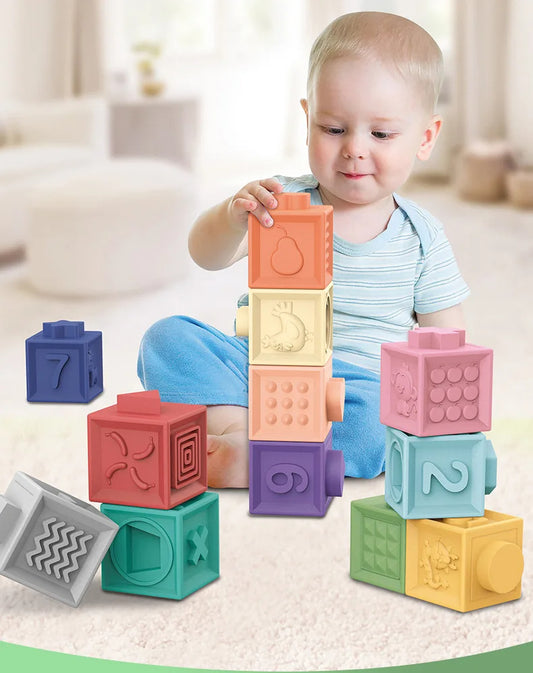 Montessori Squeaky Block Set