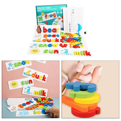 Montessori Wooden Spelling Game