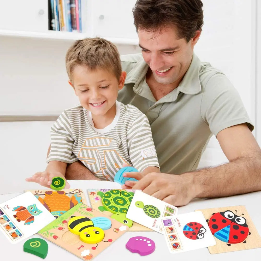 Montessori Happy Puzzles (6 Pack)