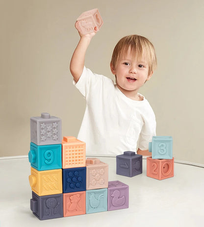 Montessori Squeaky Block Set