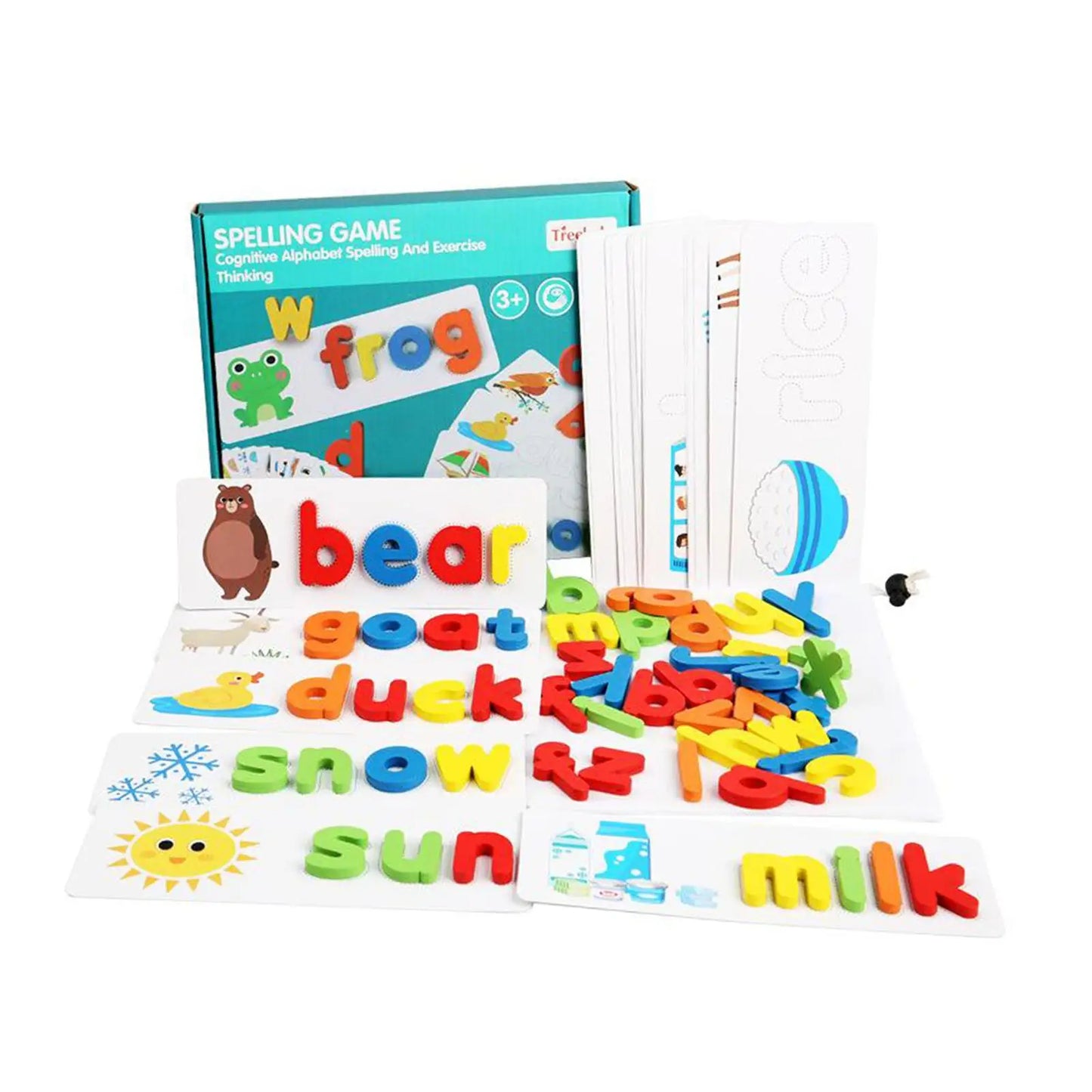 Montessori Wooden Spelling Game